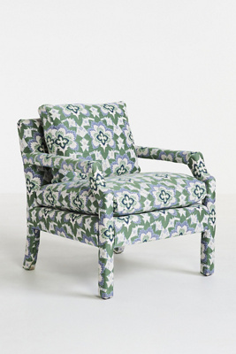 Astrea Jacquard-Woven Delaney Chair