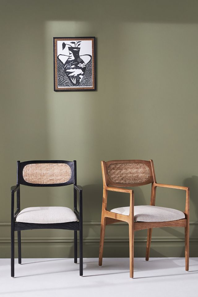 Zoey Caned Dining Chair AnthroLiving