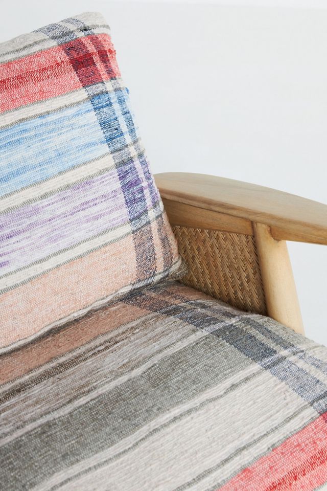 Plaid Cane Chair #6