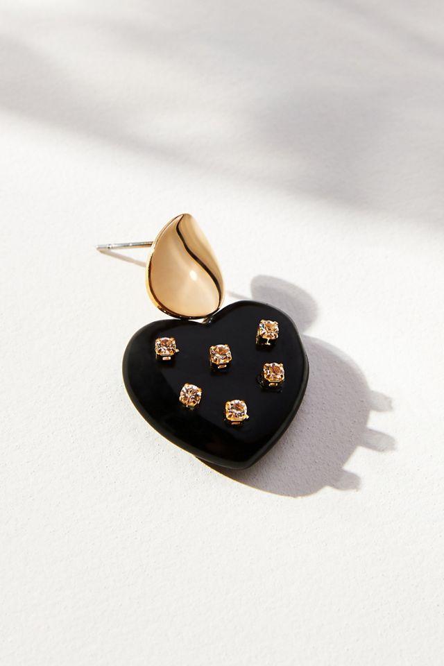 Mini Heart Drop Earrings #1