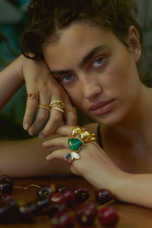 Pearl-Embellished Ring #1