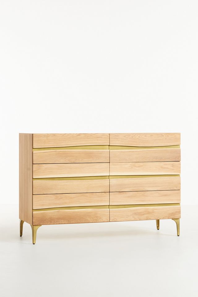 Prana Live-Edge Six-Drawer Dresser #1