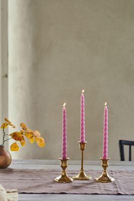 Twisty Taper Candles, Set of 3