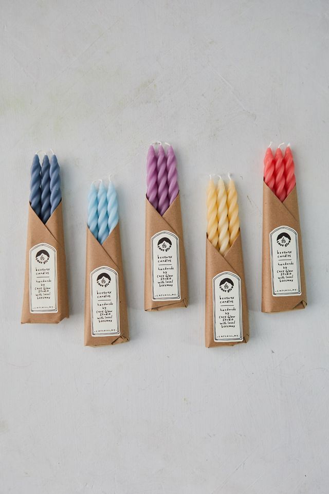 Twisty Taper Candles, Set of 3 #2