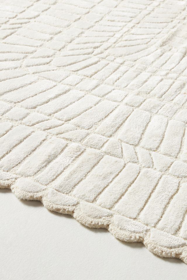 Leighton Wool/Viscose Blend Tufted Sculpted Rug #2