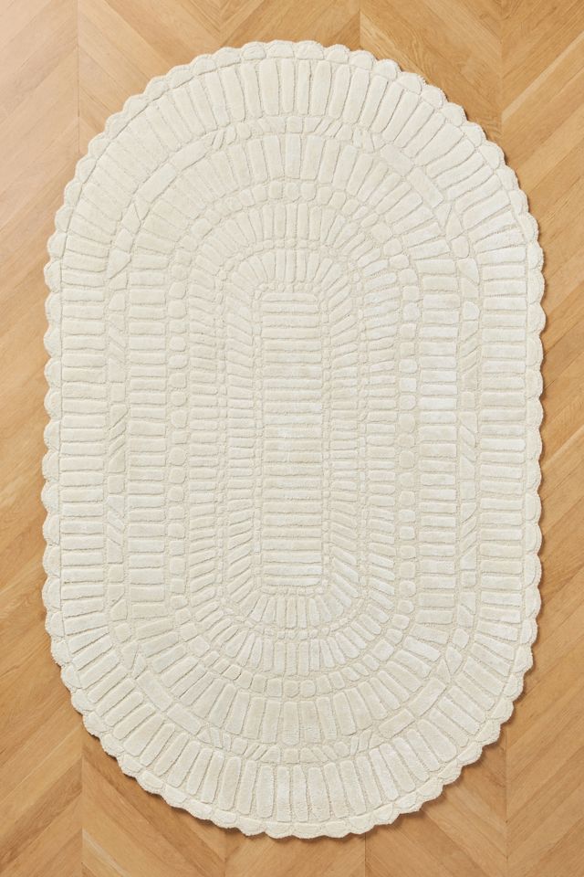 Leighton Wool/Viscose Blend Tufted Sculpted Rug #3