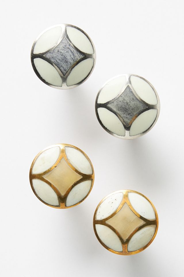 Aleah Inlay Knobs, Set of 2 #2
