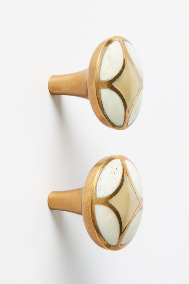 Aleah Inlay Knobs, Set of 2 #1
