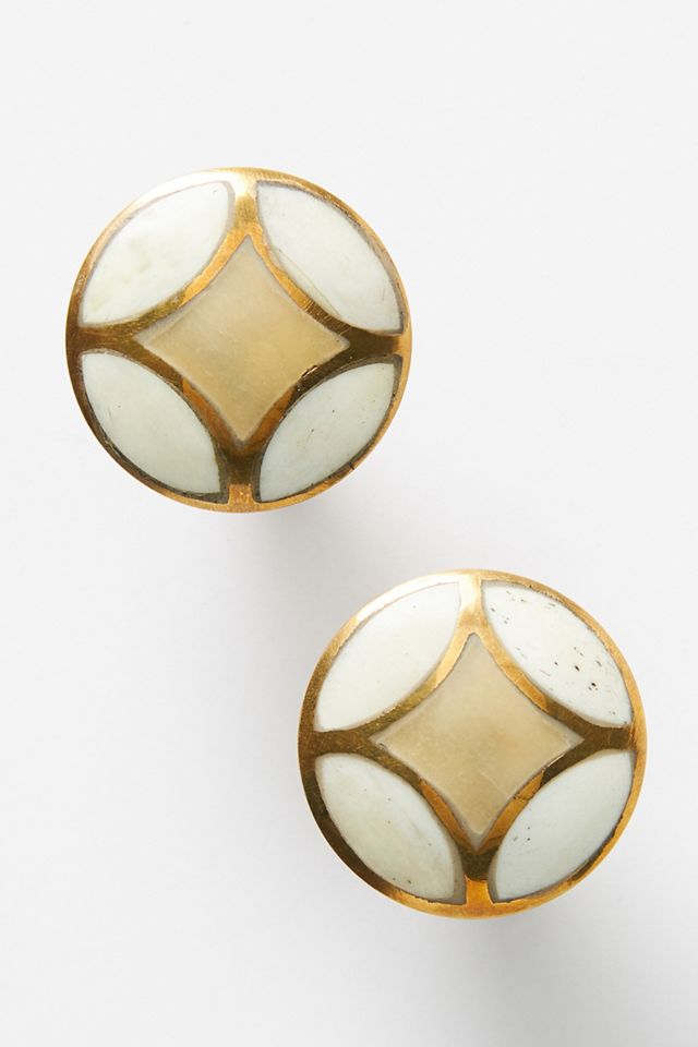 Aleah Inlay Knobs, Set of 2