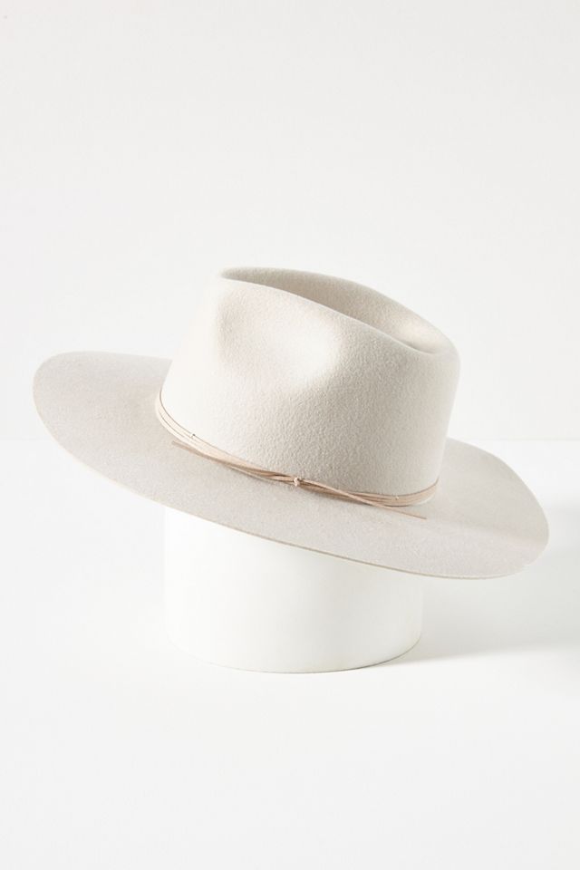 Leather-Trimmed Wool Rancher #2