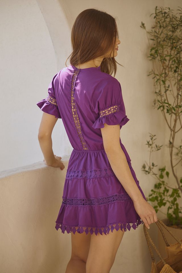 Anthropologie★Peixoto Embroidered Lace Cover-Up Mini Dress Peixoto Embroidered Lace Cover-Up Mini Dress | Anthropologie