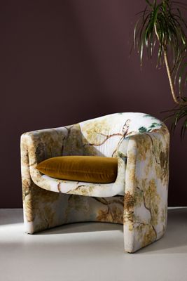 Frannie Leopard Chair | AnthroHome