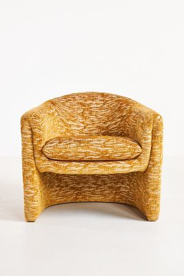 Mosley Chenille Sculptural Chair