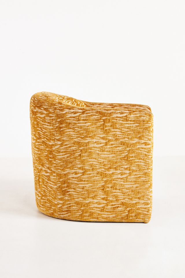 Mosley Chenille Sculptural Chair #2
