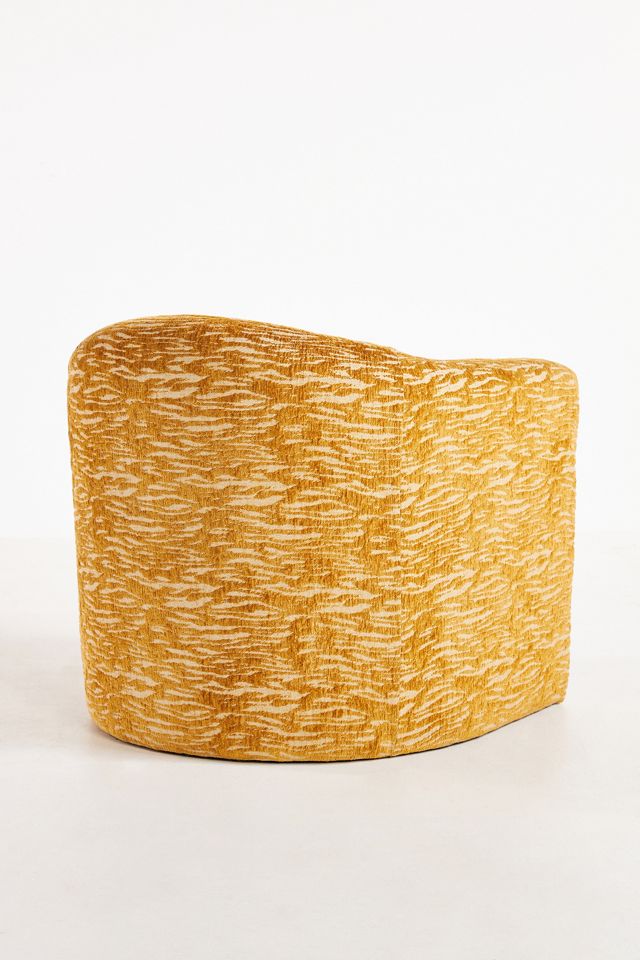 Mosley Chenille Sculptural Chair #3