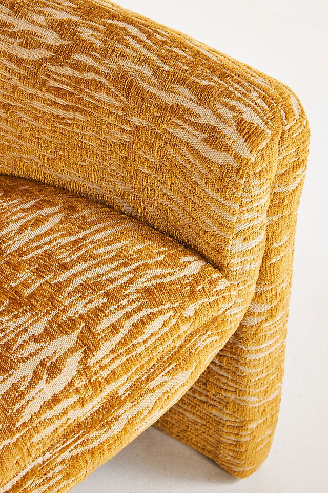 Mosley Chenille Sculptural Chair