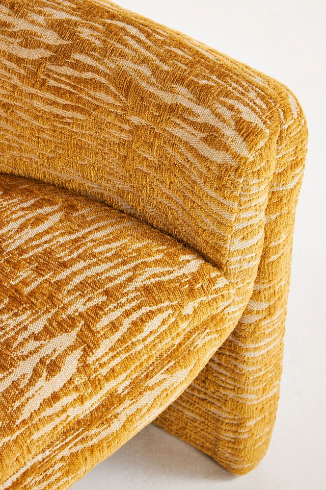 Mosley Chenille Sculptural Chair #4