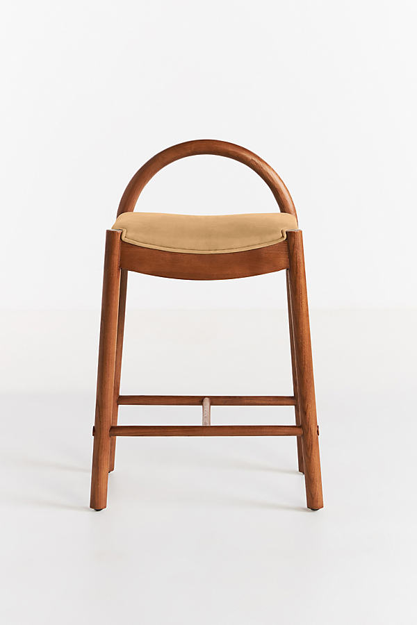 Anthropologie Raleigh Counter Stool In Beige