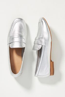 Metallic Loafers | Anthropologie