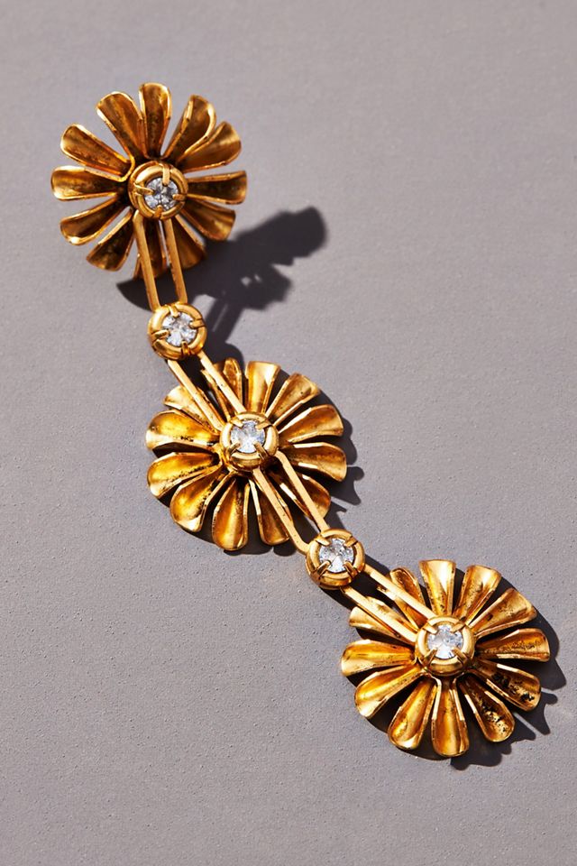 Elizabeth Cole Kit Drop Earrings #1