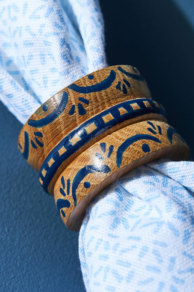 Mark D. Sikes Napkin Rings, Set of 4 #1