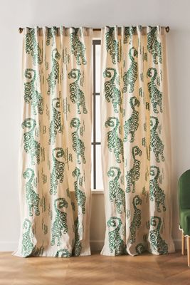 Bestickte Flemming Gardine