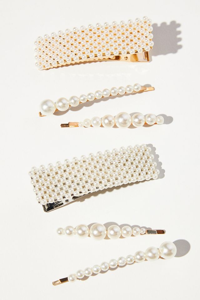 Embellished Hair Clip Set | Anthropologie display picture 2