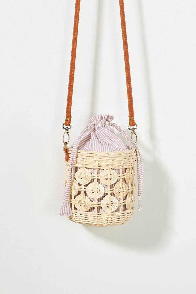 Raffia Bucket Bag Anthropologie
