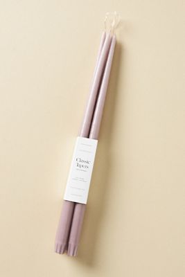 18" Classic Taper Candles, Set of 4