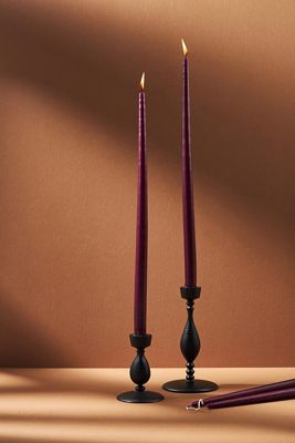 18" Classic Taper Candles, Set of 4