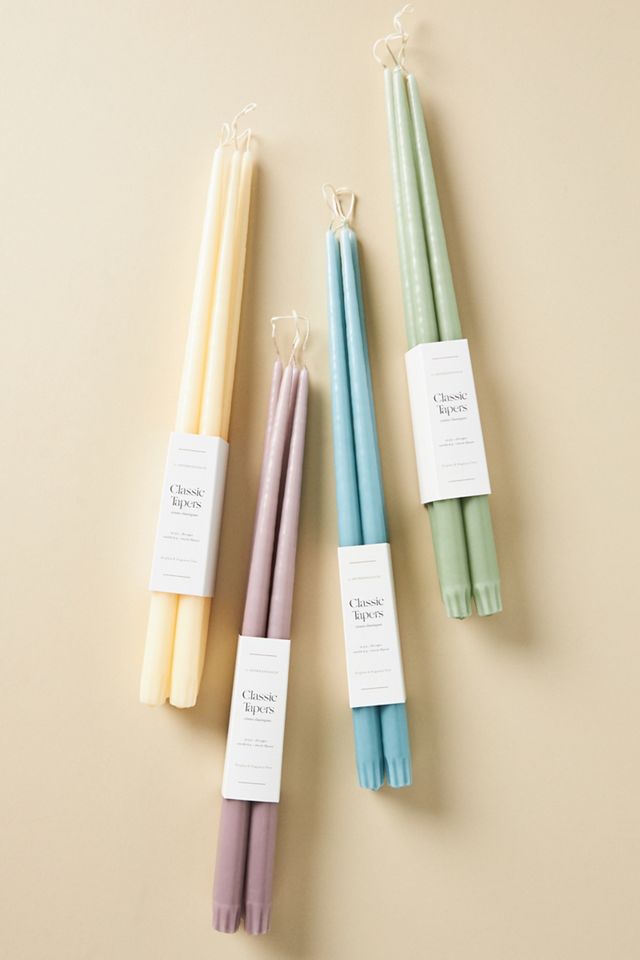 18" Classic Taper Candles, Set of 4 #1