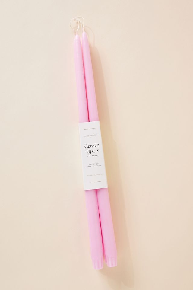 18" Classic Taper Candles, Set of 4 #2