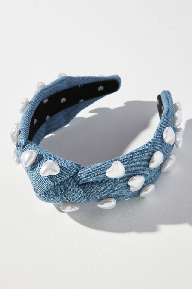 Lele Sadoughi Heart Embellished Headband | Anthropologie display picture 2