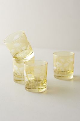 Poppy Glasses, Set of 4