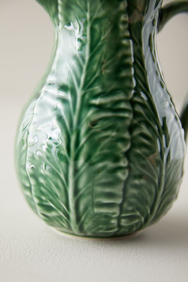 Cabbage Ceramic Pitcher #3