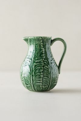 Cabbage Ceramic Pitcher