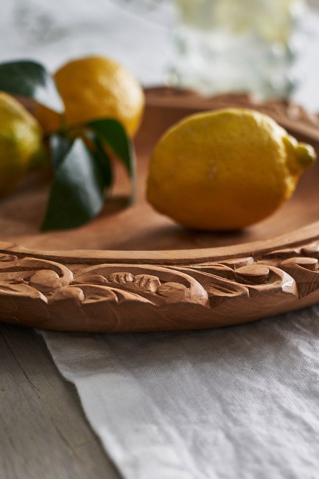 Teak Root Charger Plate #1