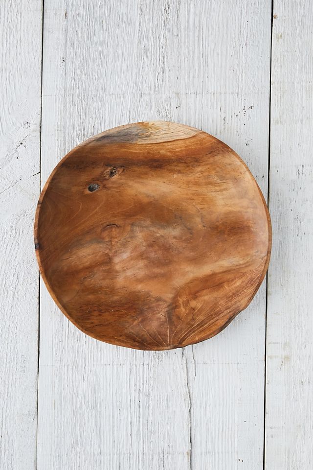 Teak Root Dinner Plate #1