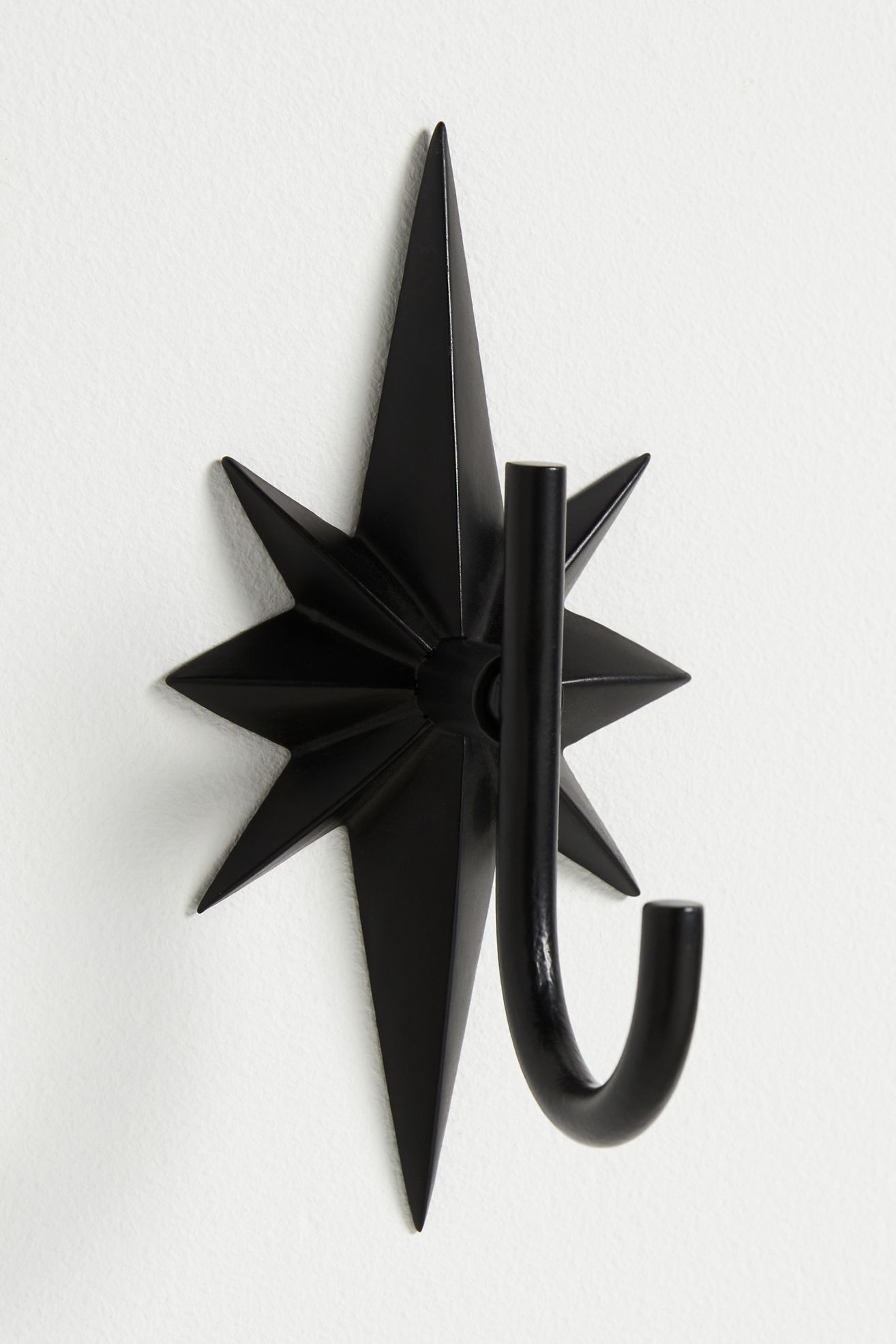Arthur Star Bath Hook - Black, One Size