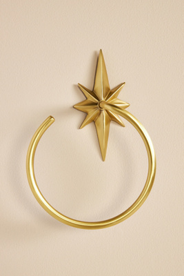 Arthur Towel Ring - Brass