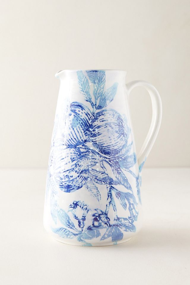 Blue Pomegranate Pitcher