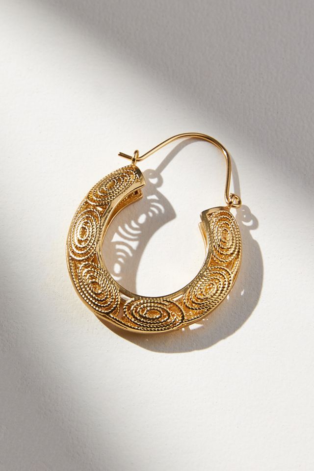 Birdcage Huggie Hoop Earrings #1