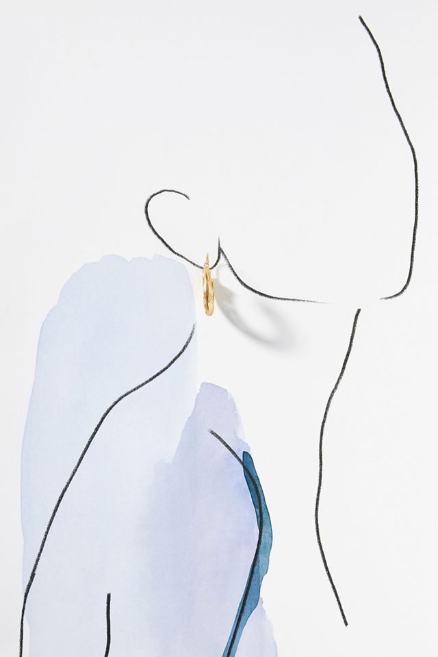 Birdcage Huggie Hoop Earrings #2
