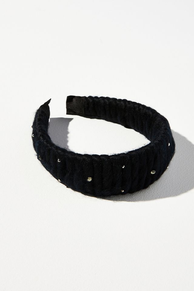 Puffy Embellished Headband Anthropologie