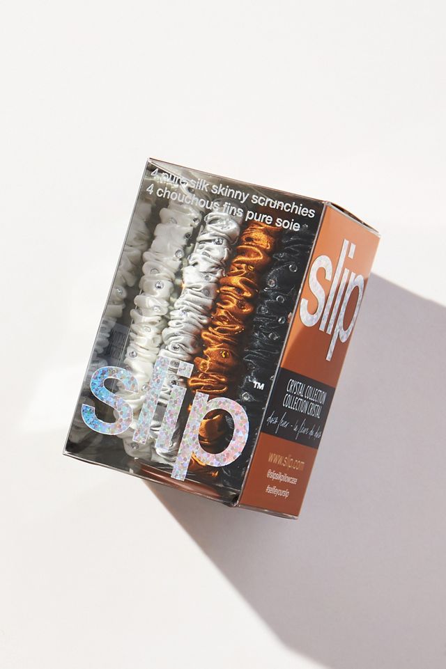 Slip Embellished Silk Scrunchie Gift Set #1