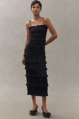 V. Chapman Lily Dress In Black