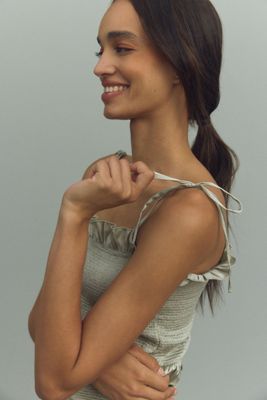 V. Chapman Lily Ruched & Ruffled Stretch Satin Midi Dress