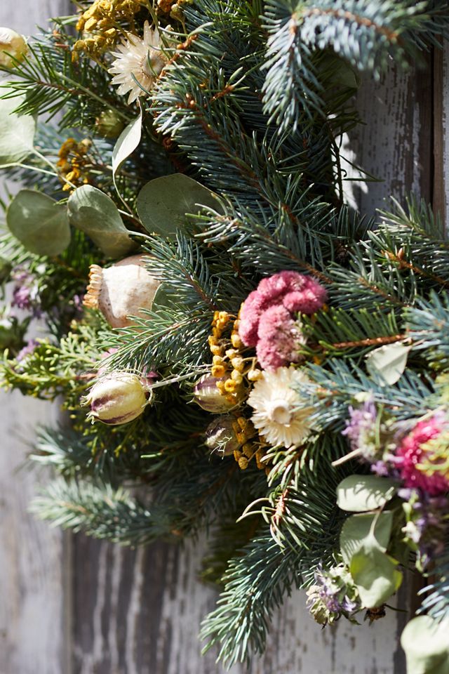 Fresh Noble Fir, Incense Cedar + Eucalyptus Wreath #4