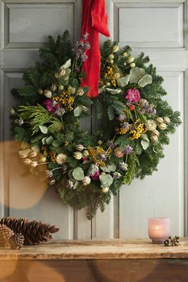 Fresh Noble Fir, Incense Cedar + Eucalyptus Wreath