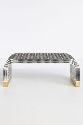 Moroccan Inlay Waterfall Coffee Table